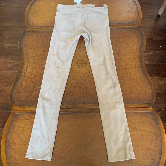 AG THE LEGGING ANKLE Polished Stretch Suede Sz 25 - Picture 3 of 8
